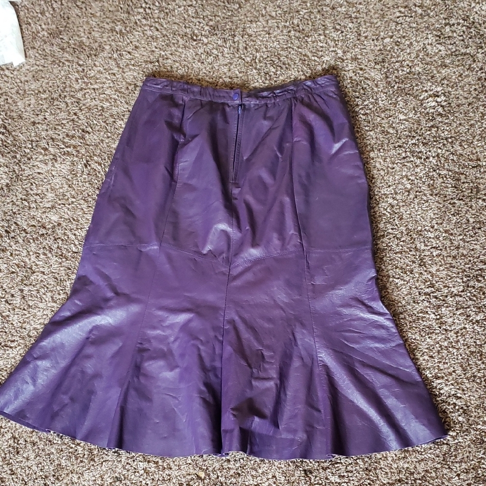 Elegant Purple Women's Skirt